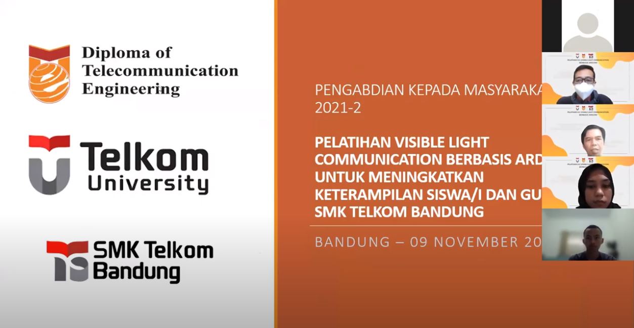 PELATIHAN VLC (VISIBLE LIGHT COMMUNICATION) BERBASIS ARDUINO