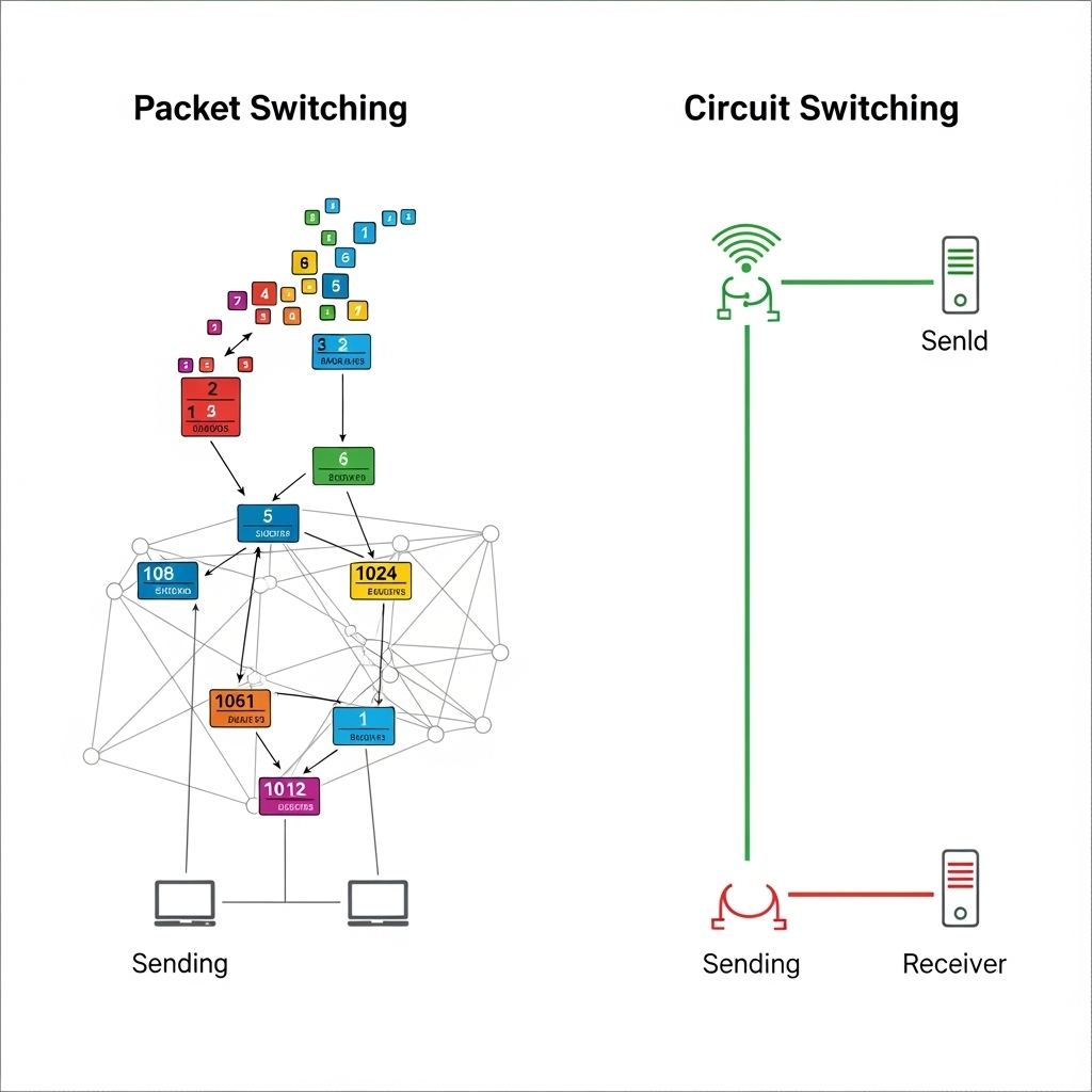 Packet Switching vs Circuit Switching: Perbedaan dan Penerapannya | D3 ...